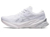 ASICS Novablast 5 White Piedmont Grey