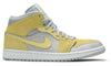 Air Jordan 1 Mid SE "Tan Grey Lemon Wash Yellow"