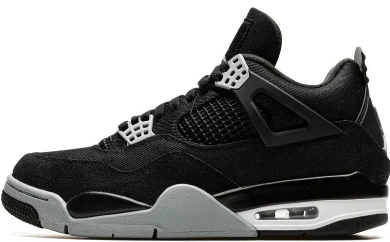 Air Jordan 4 Black Canvas