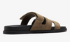 Hermes Chypre Sandal "Brown Suede"