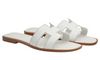 Hermes Oran Sandal "White"