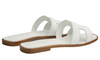 Hermes Oran Sandal "White"