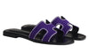 HERMES Oran Sandal "Violet Majorette"