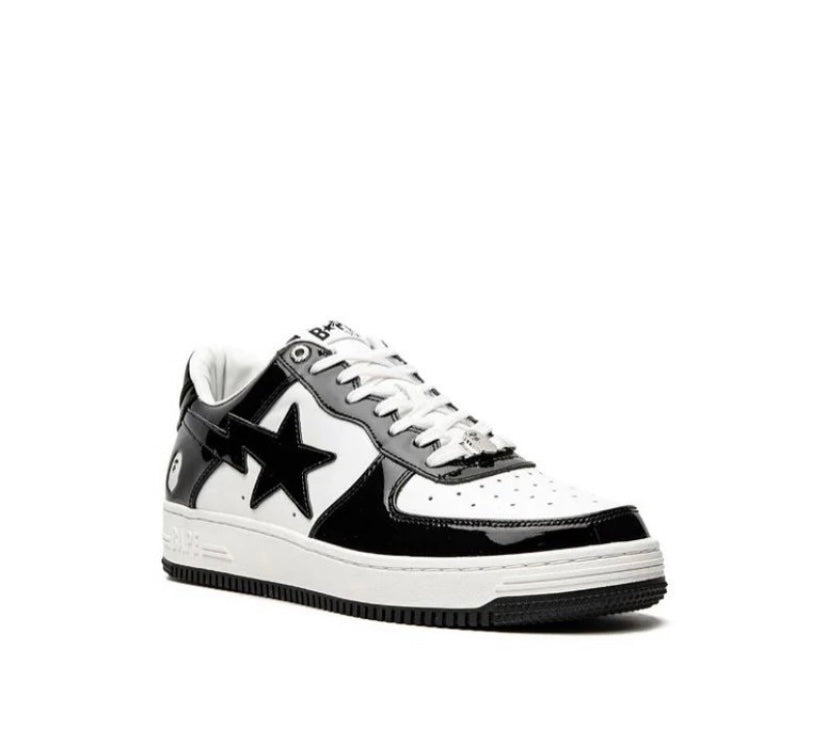 A Bathing Ape Bape Sta Black white