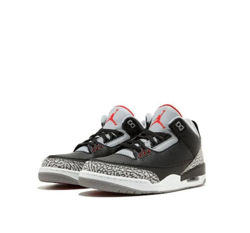 Air Jordan 3  Black Cement