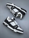 Louis Vuitton Black White Trainer
