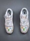 Louis Vuitton Trainer White Denim Embroidered