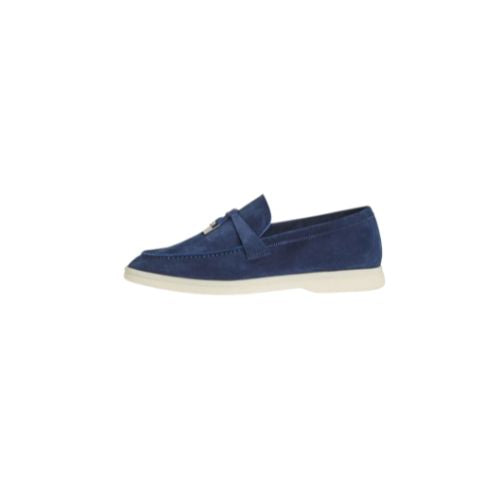 Loro Piana Blue Women's Loafers