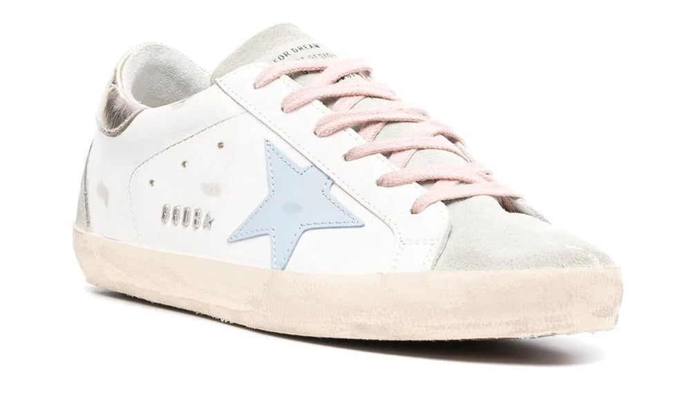 Golden Goose Wmns Superstar ‘White Silver Ice Blue’