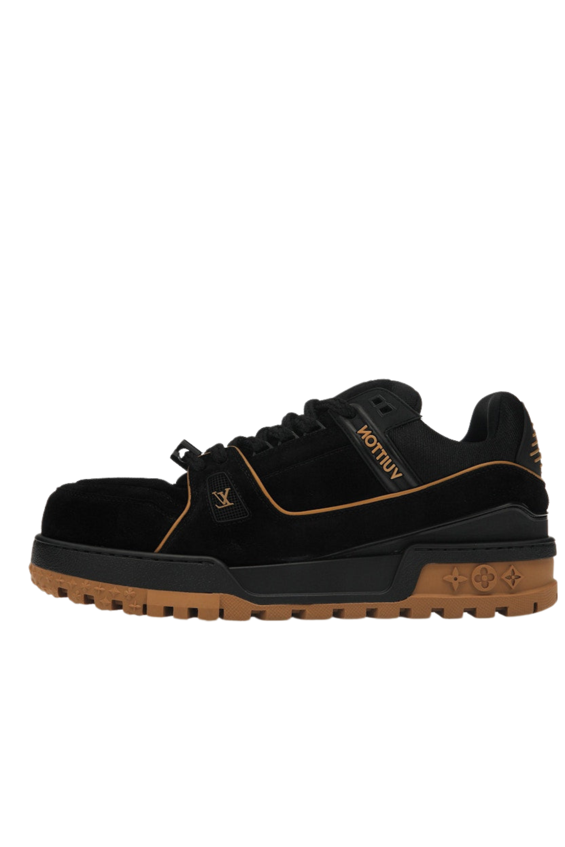 Louis Vuitton Trainer Maxi – Black & Brown Suede