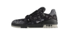 Louis Vuitton Trainer Black Grey Denim Monogram