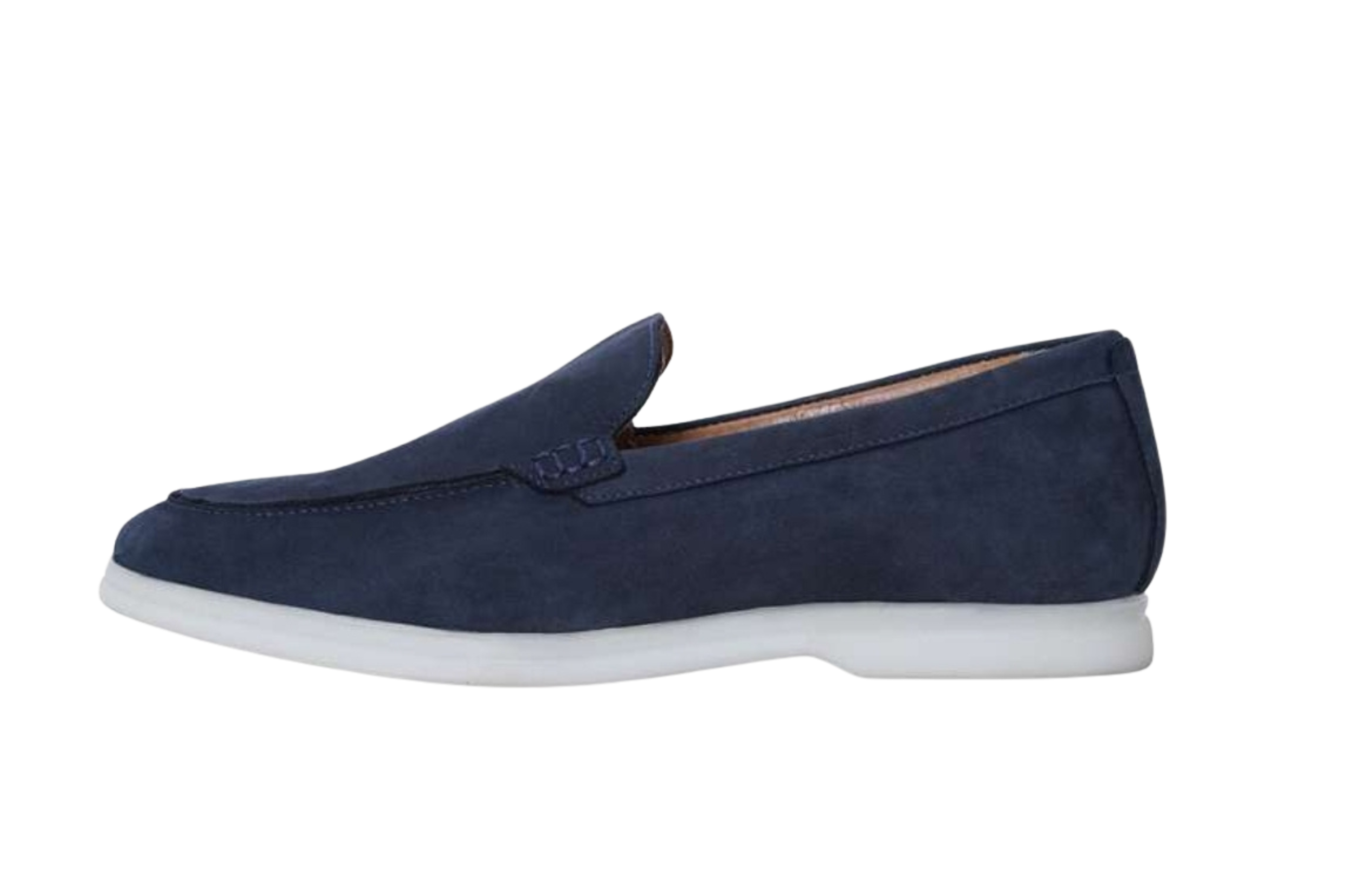 Loro Piana Blue Men's Loafers